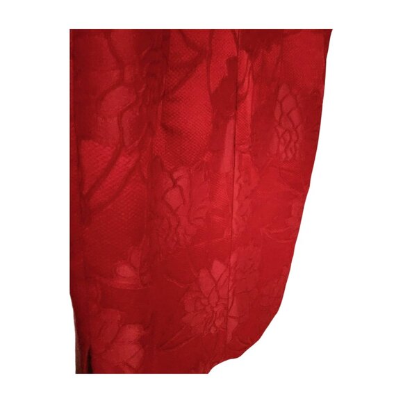 Marina Rinaldi Pre-love Plus Size Red Sleeveless Dress with Wide Belt Size 20US - Picture 9 of 16